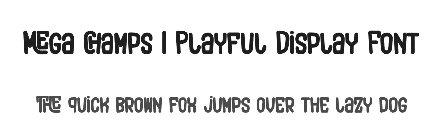 Mega Champs | Playful Display Font by Gracetypestudio — Script Handwritten Font