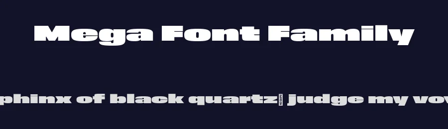 Mega Font Family by Matthieu Salvaggio — Display Font — thumbnail 2