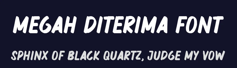 Megah Diterima Font by Allouse.Studio — Display Font — thumbnail 2