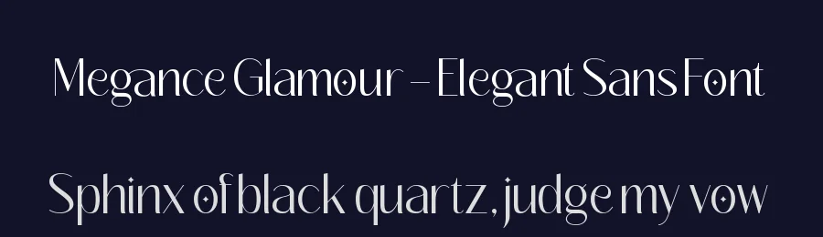Megance Glamour – Elegant Sans Font by timelesstype.co — Serif Font — thumbnail 2