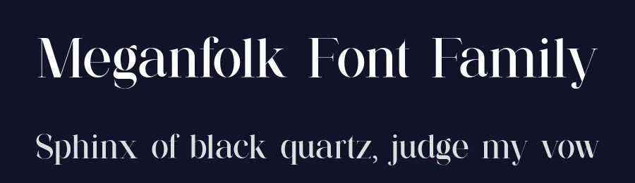Meganfolk Font Family by UICreative — Serif Font — thumbnail 2