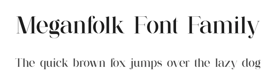 Meganfolk Font Family by UICreative — Serif Font