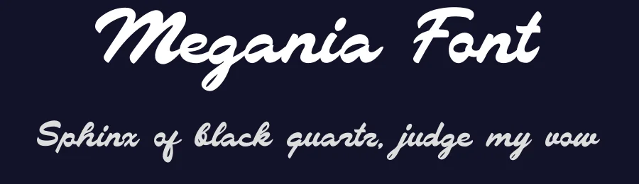 Megania Font by Rantautype — Script Handwritten Font — thumbnail 2