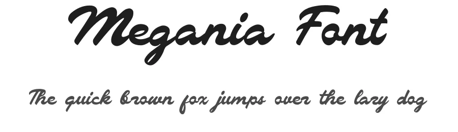 Megania Font by Rantautype — Script Handwritten Font