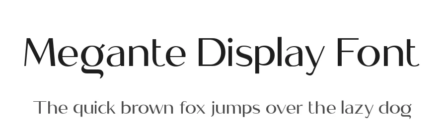 Megante Display Font by Sensatype Studio — Sans Serif Font