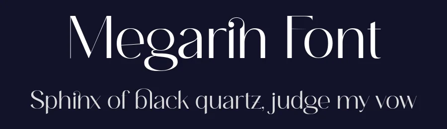 Megarin Font by HansCo — Sans Serif Font — thumbnail 2