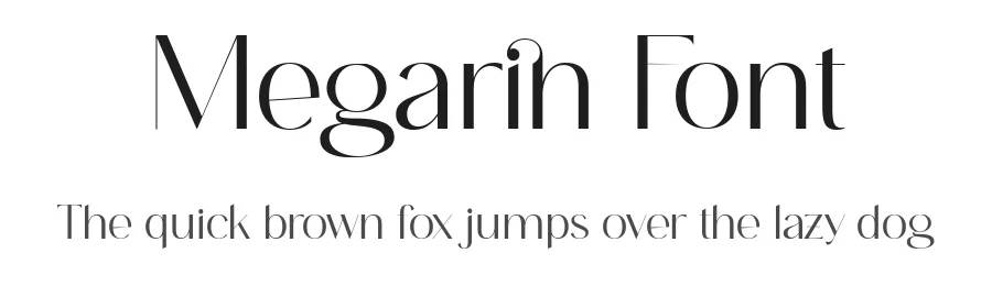Megarin Font by HansCo — Sans Serif Font