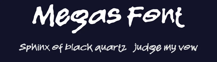 Megas Font by enxyclo — Display Font — thumbnail 2