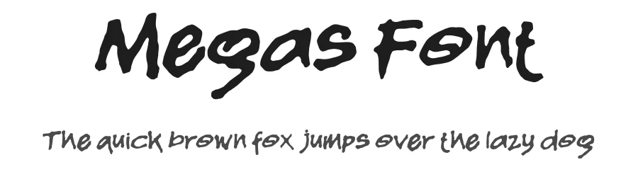 Megas Font by enxyclo — Display Font