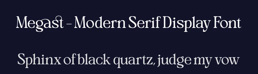 Megast – Modern Serif Display Font by timelesstype.co — Display Font — thumbnail 2