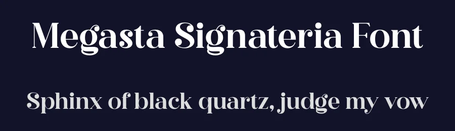Megasta Signateria Font by Storytype — Serif Font — thumbnail 2