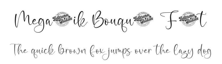 Megastik Bouquet Font by letterenastudios — Script Handwritten Font