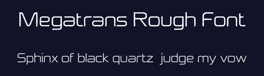 Megatrans Rough Font by craftsupplyco — Sans Serif Font — thumbnail 2