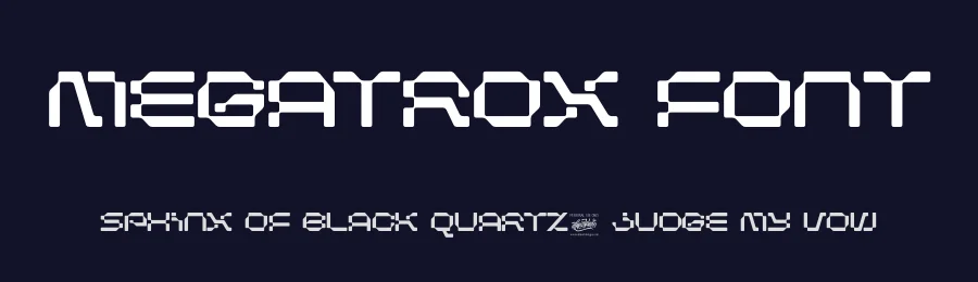 Megatrox Font by Almarkha Type — Display Font — thumbnail 2