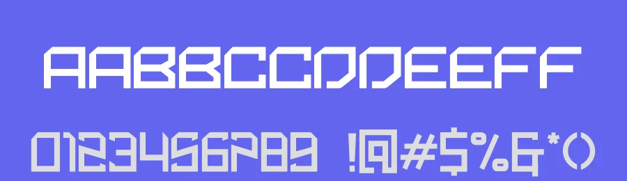 Megazer Font by hayoyuka8 — Display Font — thumbnail 3