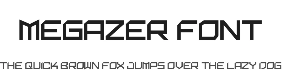 Megazer Font by hayoyuka8 — Display Font