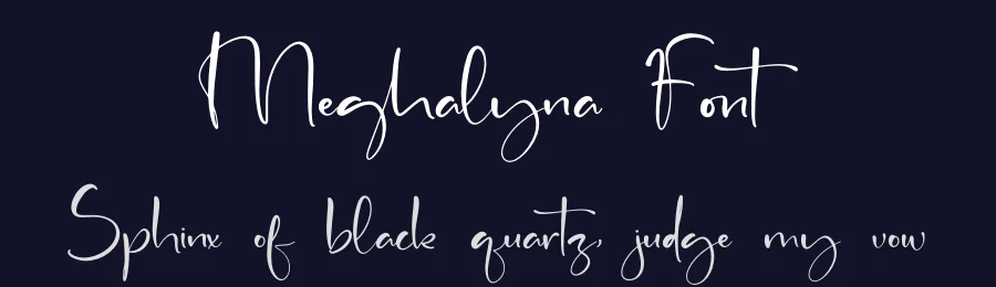 Meghalyna Font by letterfabric — Script Handwritten Font — thumbnail 2