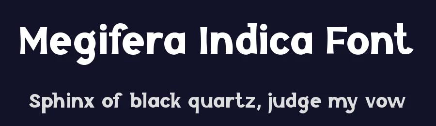 Megifera Indica Font by Rismatype — Display Font — thumbnail 2