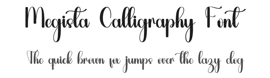 Megista Calligraphy Font by inermediaSTUDIO — Script Handwritten Font
