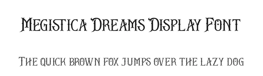 Megistica Dreams Display Font by Storytype — Serif Font
