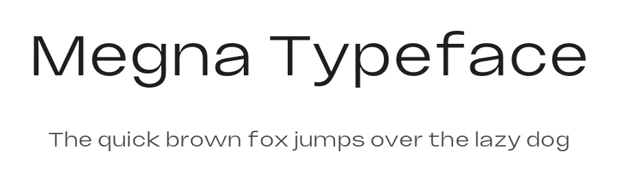 Megna Typeface by RajeshRajput — Sans Serif Font