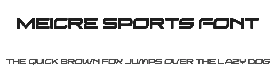 Meicre Sports Font by Nirmana Visual — Sans Serif Font