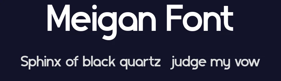 Meigan Font by FlawlessAndCo — Display Font — thumbnail 2