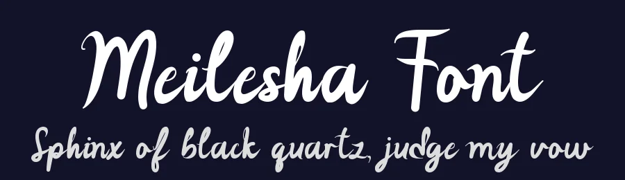 Meilesha Font by Selvia Design — Script Handwritten Font — thumbnail 2