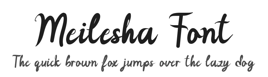 Meilesha Font by Selvia Design — Script Handwritten Font