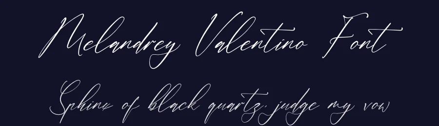Melandrey Valentino Font by letterfabric — Script Handwritten Font — thumbnail 2