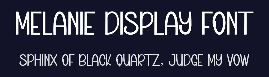 Melanie Display Font by inermediaSTUDIO — Display Font — thumbnail 2