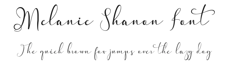 Melanie Shanon Font by Selvia Design — Script Handwritten Font