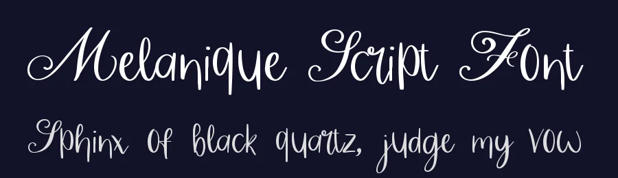 Melanique Script Font by Dm Studio — Script Handwritten Font — thumbnail 2