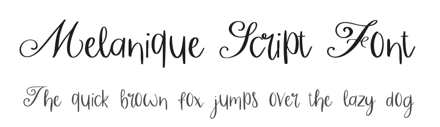 Melanique Script Font by Dm Studio — Script Handwritten Font
