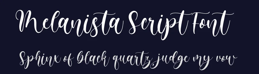 Melanista Script Font by Almarkhatype — Script Handwritten Font — thumbnail 2