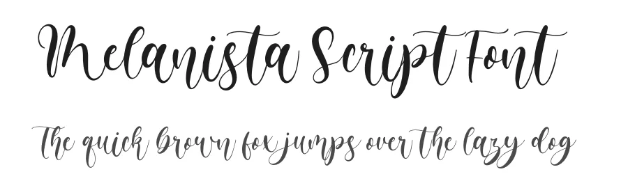 Melanista Script Font by Almarkhatype — Script Handwritten Font
