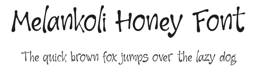 Melankoli Honey Font by Storytype — Display Font