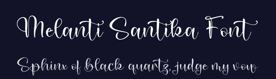 Melanti Santika Font by letterfabric — Script Handwritten Font — thumbnail 2