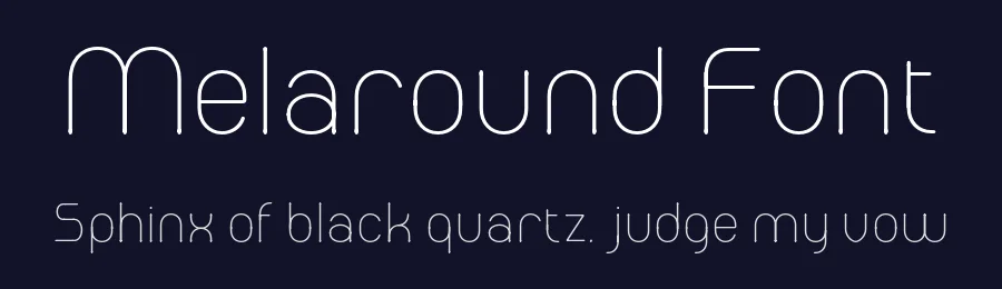 Melaround Font by Ardyanatypes — Sans Serif Font — thumbnail 2