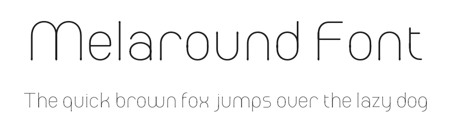 Melaround Font by Ardyanatypes — Sans Serif Font