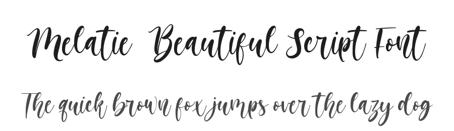 Melatie – Beautiful Script Font by Almarkha Type — Decorative Font