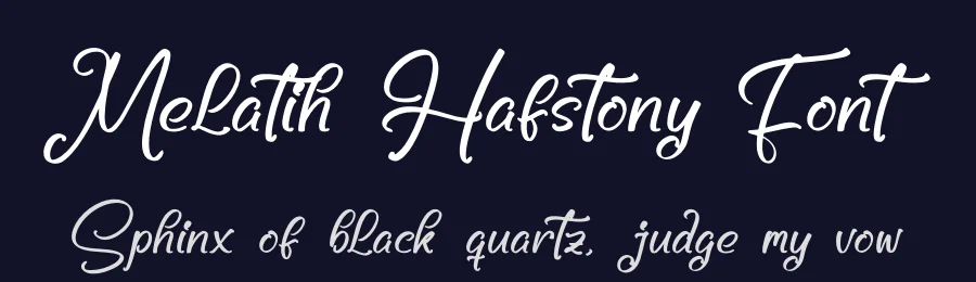 Melatih Hafstony Font by glorytype — Script Handwritten Font — thumbnail 2