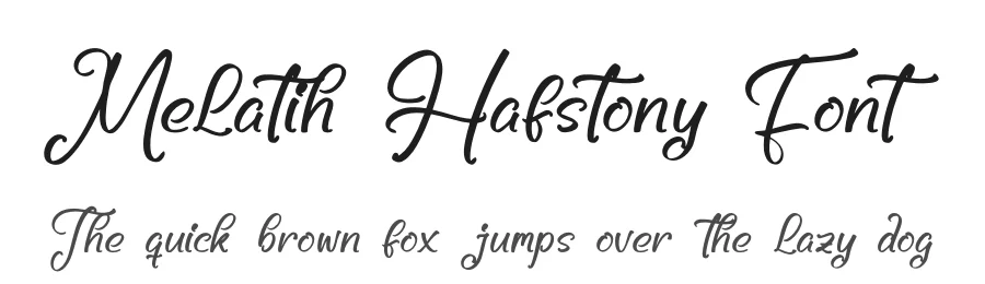 Melatih Hafstony Font by glorytype — Script Handwritten Font