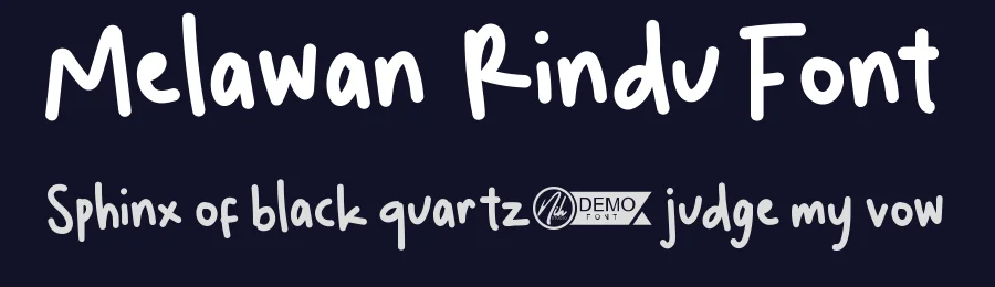 Melawan Rindu Font by nihstudio — Decorative Font — thumbnail 2