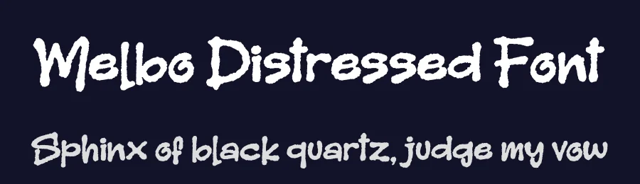 Melbo Distressed Font by Blankids Studio — Script Handwritten Font — thumbnail 2