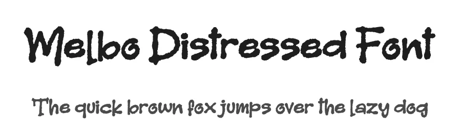 Melbo Distressed Font by Blankids Studio — Script Handwritten Font