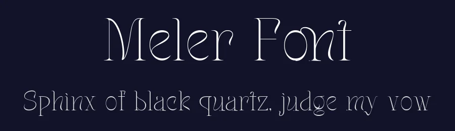 Meler Font by ClevUs — Serif Font — thumbnail 2