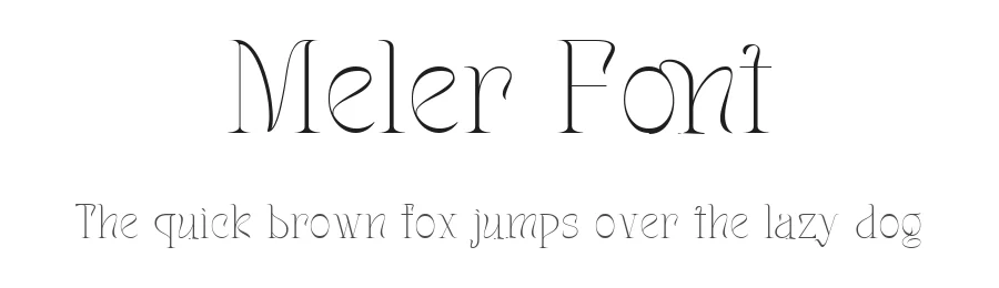 Meler Font by ClevUs — Serif Font