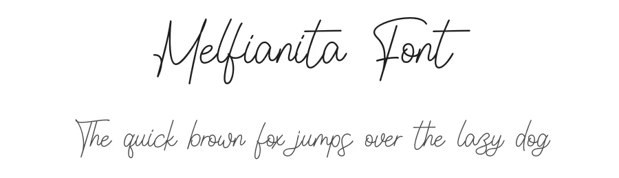 Melfianita Font by Aksapix_Type — Script Handwritten Font