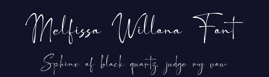 Melfissa Willona Font by Denustudios — Script Handwritten Font — thumbnail 2